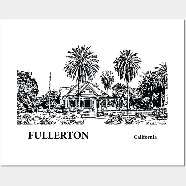 Fullerton - California Wall Art by Lakeric